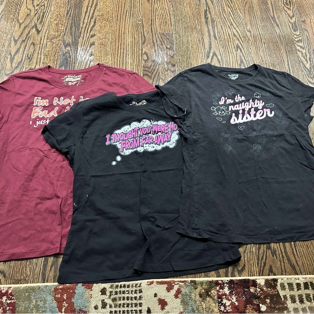 No Boundaries Burgundy Organic Cotton Top